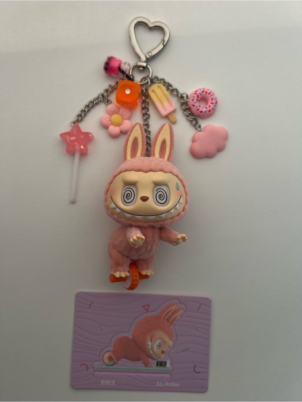 Lazy Yoga PM Character Custom Bag Charms - Ab Roller